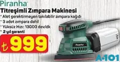 PİRANHA TİTREŞİMLİ ZIMPARA MAKİNESİ PİRANHA TİTREŞİMLİ ZIMPARA MAKİNESİ